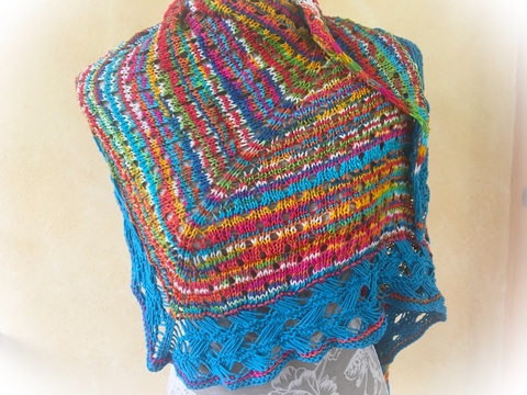 Strick-Anleitung "Das Gute-Laune-Tuch"