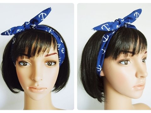 kostenlose Nähanleitung für ein Haarband, individuell für jeden Kopfumfang