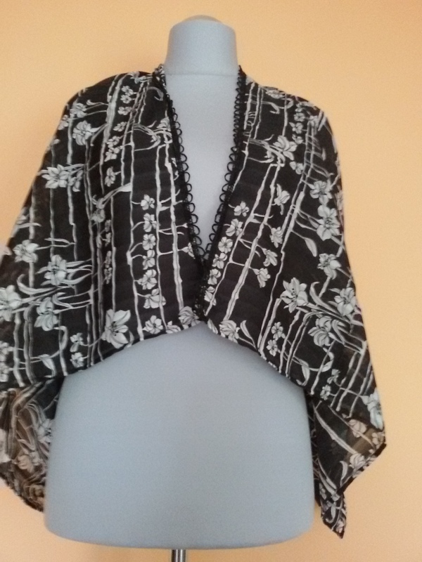 Nähanleitung Tuch als Weste für Anfänger