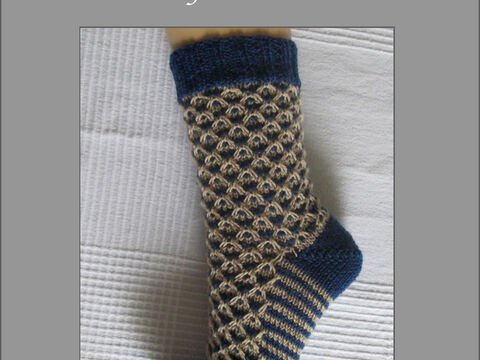 Sockenmuster "Winterzeit" gestrickt - Gr.32-47