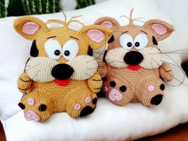 FREE Chubby Kitten - Crochet Pattern from Diana´s kleiner Häkelshop