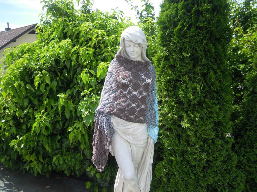 Häkelanleitung – Schultertuch Arachne - Bild 4