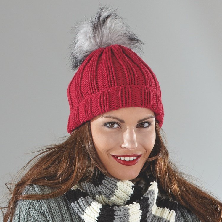 Strickanleitung Damenmütze "Riga" 755008