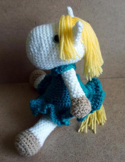 Häkelanleitung Amigurumi Baby Pony Flaty