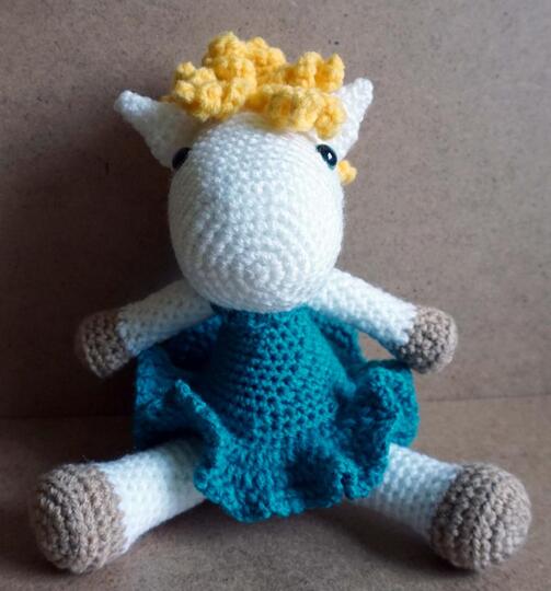 Häkelanleitung Amigurumi Baby Pony Curly