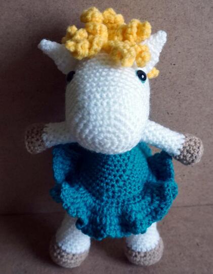 Häkelanleitung Amigurumi Baby Pony Curly