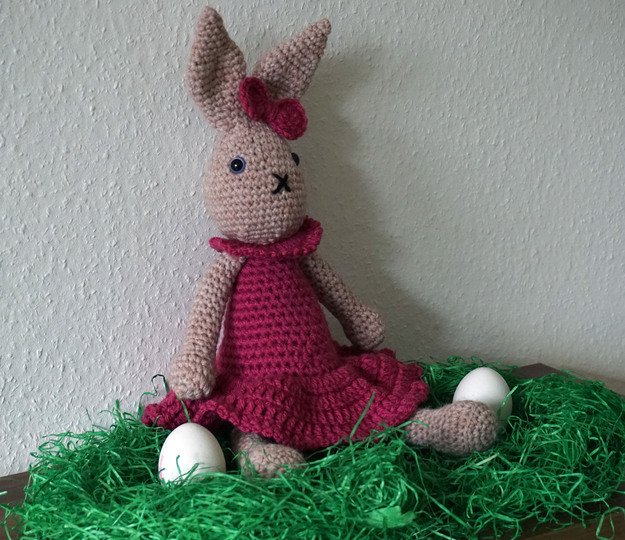Häkelanleitung Amigurumi Hase Happy 