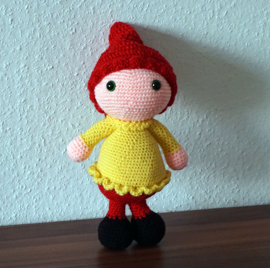 Häkelanleitung Amigurumi Zwergin Maggi