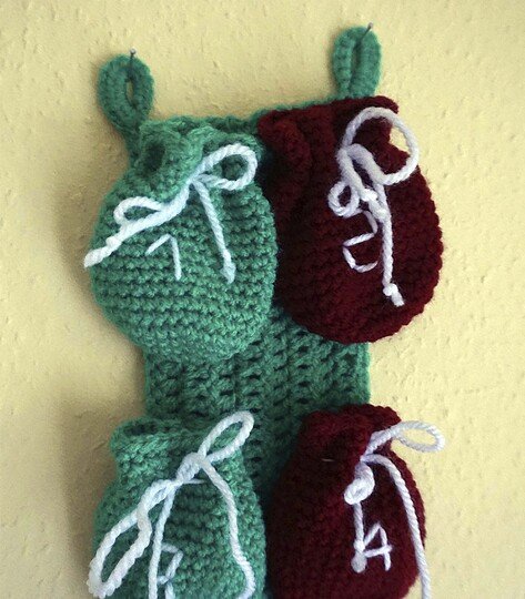 Häkelanleitung: Adventskalender