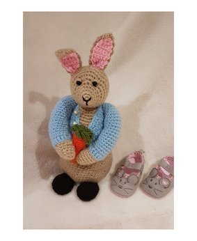 Peter Bunny Rabbit toy Crochet Pattern