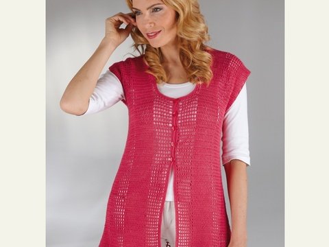 Häkelanleitung Damenweste "Amazonas" 754328