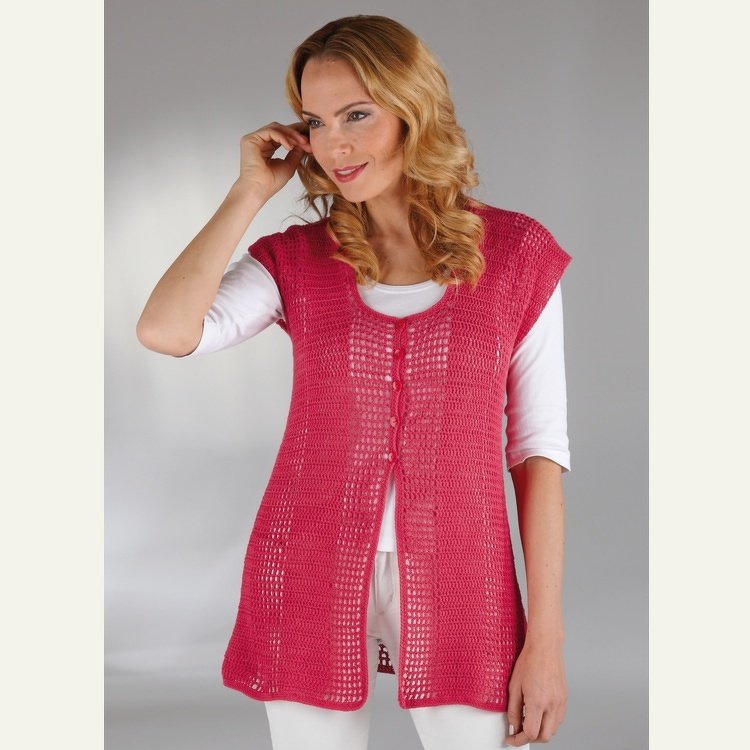 Häkelanleitung Damenweste "Amazonas" 754328 - Bild 2