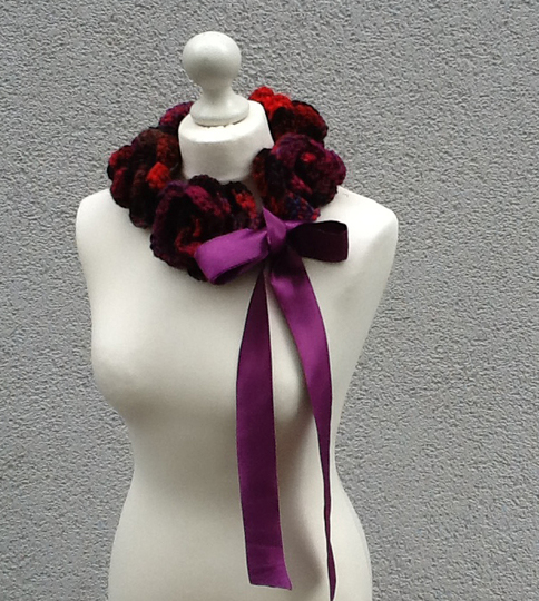 ✽ஜீ☆¸¸.• 5 Rosen Schal•.¸¸☆ஜீ✽