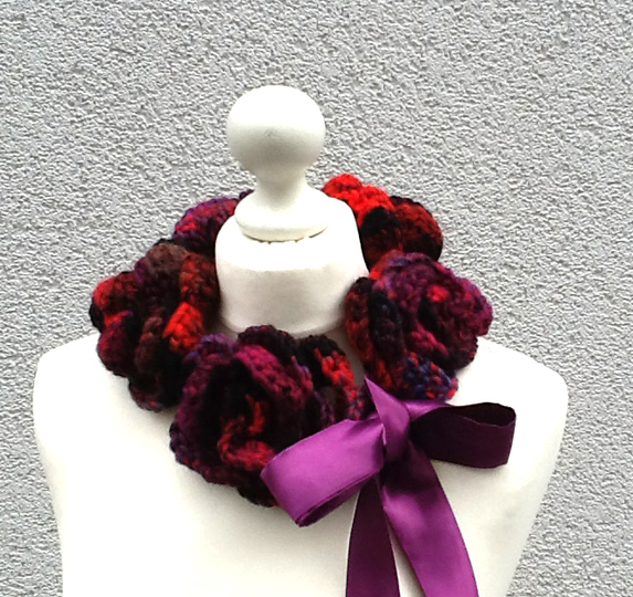 ✽ஜீ☆¸¸.• 5 Rosen Schal•.¸¸☆ஜீ✽