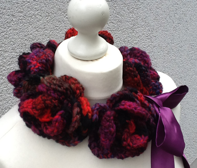 ✽ஜீ☆¸¸.• 5 Rosen Schal•.¸¸☆ஜீ✽