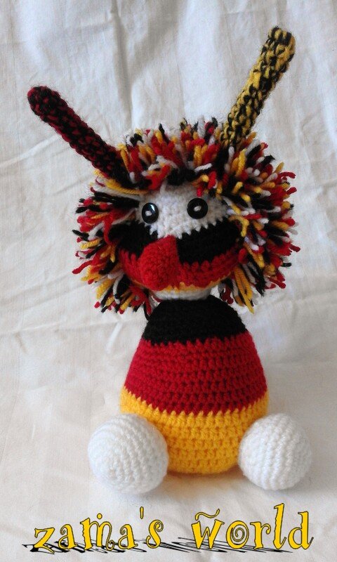 Häkelanleitung Deutschland-Brommel - Bild 3