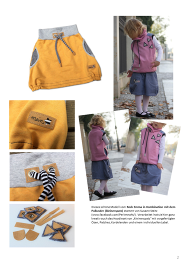 Nähanleitung  Rock "Emma"