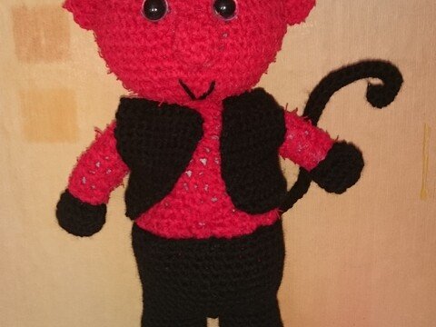 Amigurumi Teufel ca. 26 cm