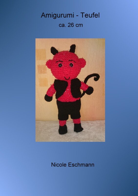 Amigurumi Teufel ca. 26 cm - Bild 3