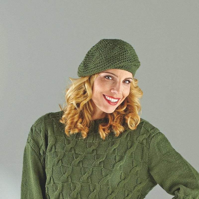 Häkelanleitung Beanie "Cablé Roma" 756003