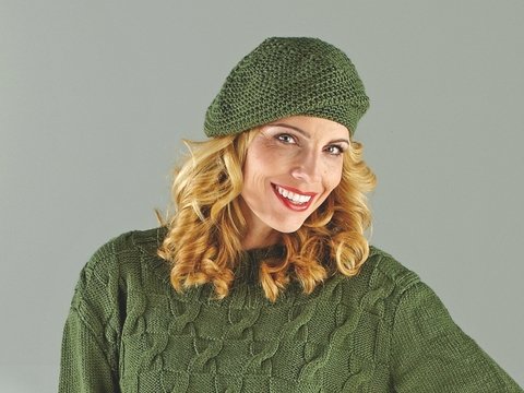 Häkelanleitung Beanie "Cablé Roma" 756003
