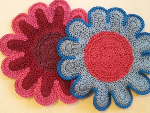 Häkelanleitung Kuscheltuch Blume