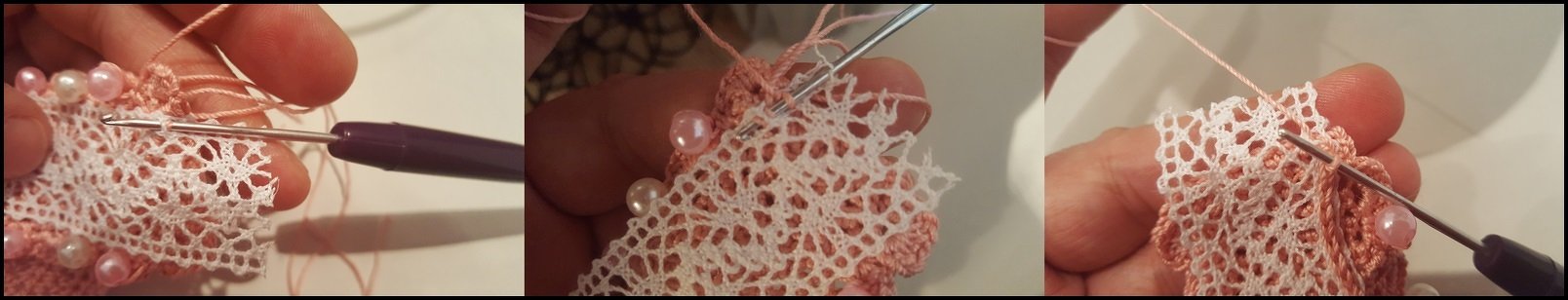 Schlüsselband - verspielt - romantisch - einfach sweet ! - Crochet