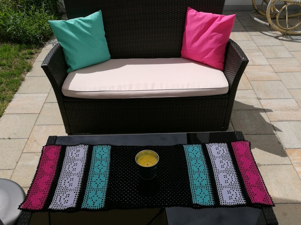 Häkelanleitung Tischläufer Sugar Skull - Bild 2