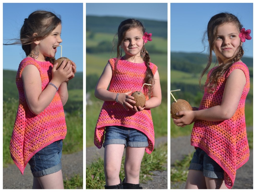 - CHLOÈ - einfache Basic-Tunika in RVO, für alle Größen häkeln ab 74 bis 56 Plus Size, für Anfänger geeignet - Bild 5