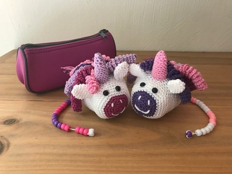 Häkeln / Rosalie das SchwEINhorn / Rechenhilfe