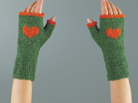 Strickanleitung Armstulpen "Tweed & Trachtenwolle" 756174