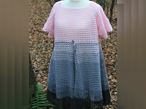 Häkelanleitung Tunika Kleid Rosi  * für alle Größen geeignet *