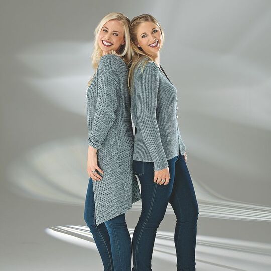 Strickanleitung Damenlongjacke "Amazonas" 755278