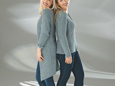 Strickanleitung Damenlongjacke "Amazonas" 755278