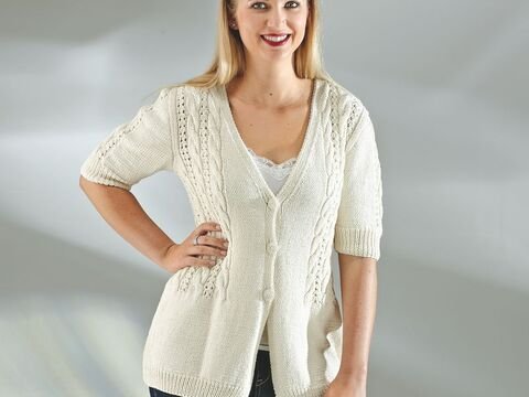 Strickanleitung Damenjäckchen "Seidenglanz" 755273