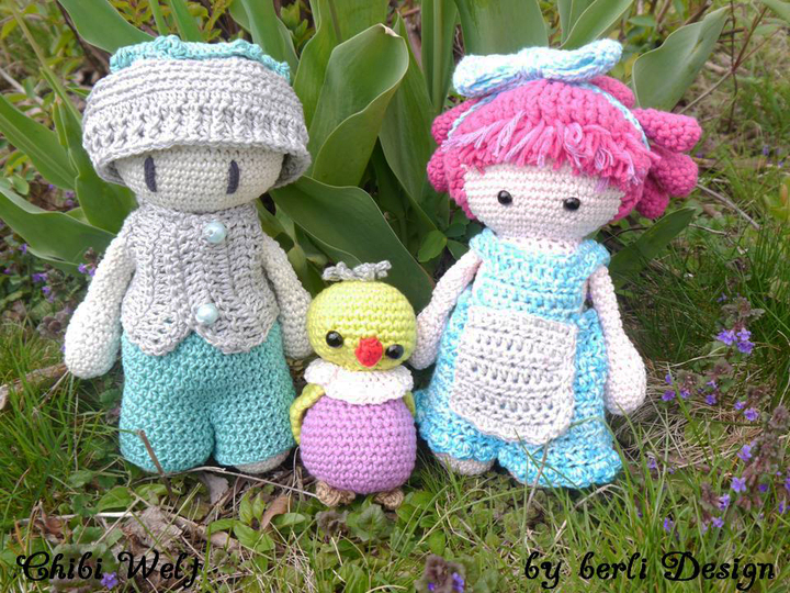 Chibi Rosalinda - Häkelanleitung - KomplettPaket