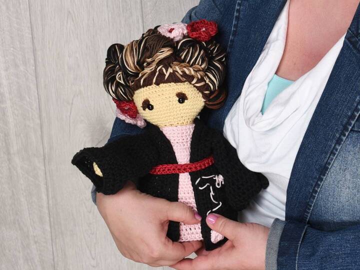 Chibi Geisha Riku - Häkelanleitung - StylePaket