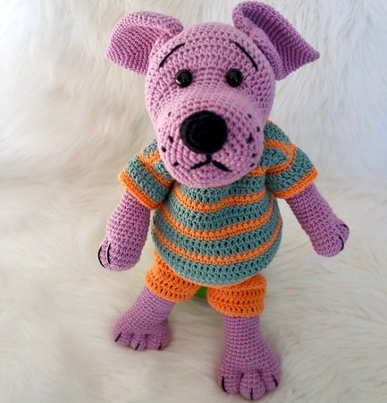 Crochet Pattern Dog Kurt
