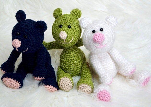 Crochet Pattern Berni the bear