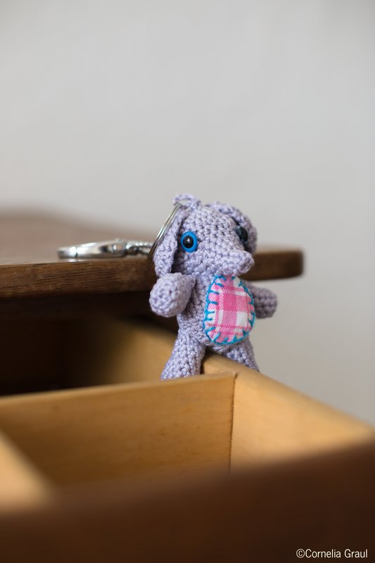 Schlüsselring Little Elefant - Mutmacher, Krafttier, Talisman - Bild 2