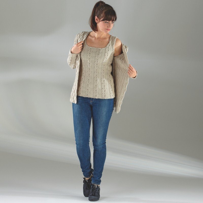 Strickanleitung Damentop "Melazzo" 756167 - Bild 2