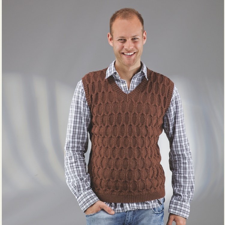 Strickanleitung Herrenpullunder "Sidney" 754087