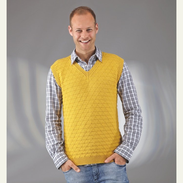 Strickanleitung Herrenpullunder "Macau" 754196