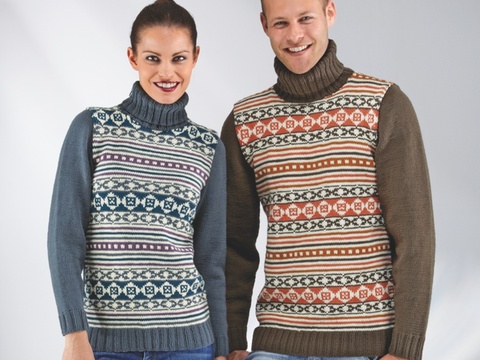 Strickanleitung Herrenpullover "Piano" 754182