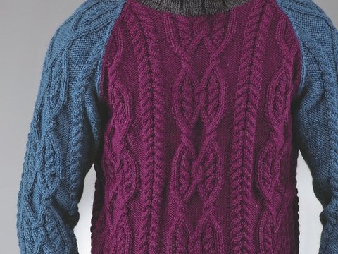 Strickanleitung Herrenpullover "Sporty" 754111