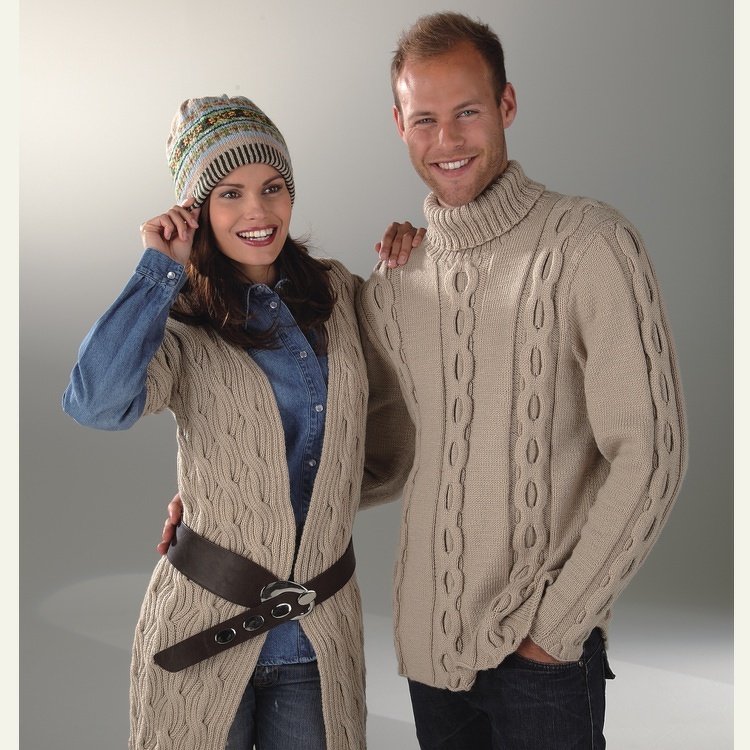 Strickanleitung Herrenpullover "Ideal" 750049