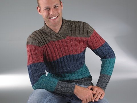 Strickanleitung Herrenpullover "Arbeitsstrumpf" 753049