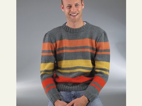 Strickanleitung Herrenpullover "Sidney" 753172