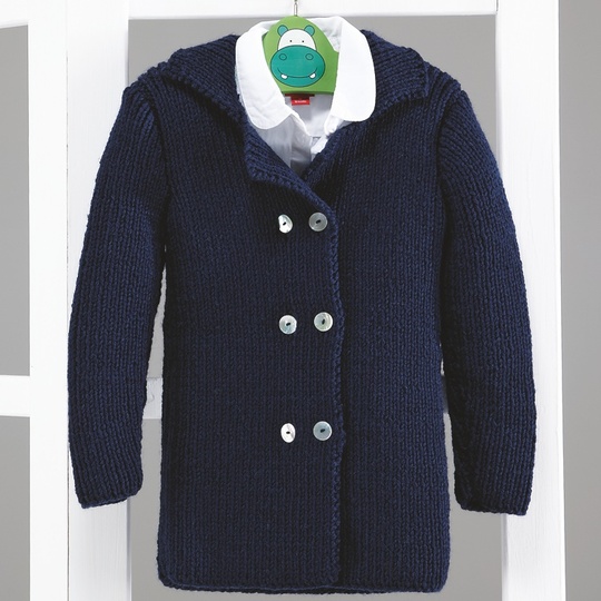 Strickanleitung Kinderkurzmantel "Ideal" 754015