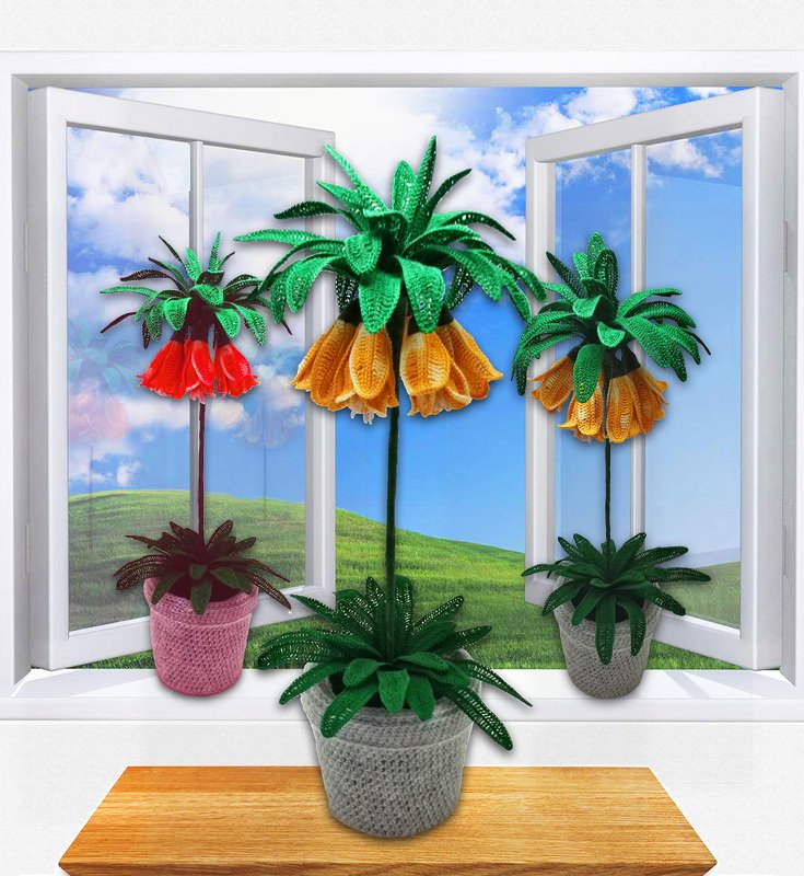 Häkelanleitung -Kaiserkrone